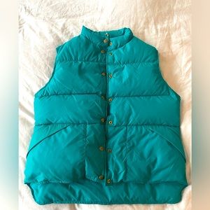 Vintage Down Vest LL Bean 70s / 80s Perfect Condition - Teal
